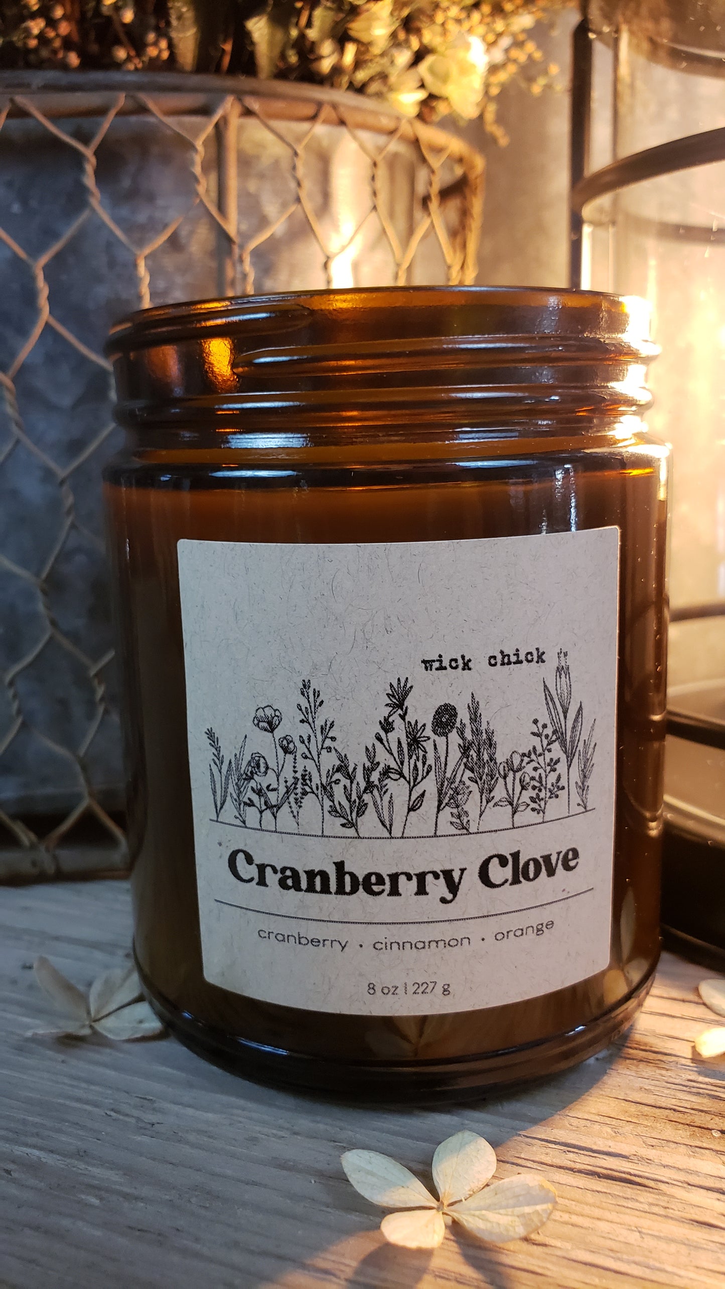 Cranberry Clove - 8 oz Candle