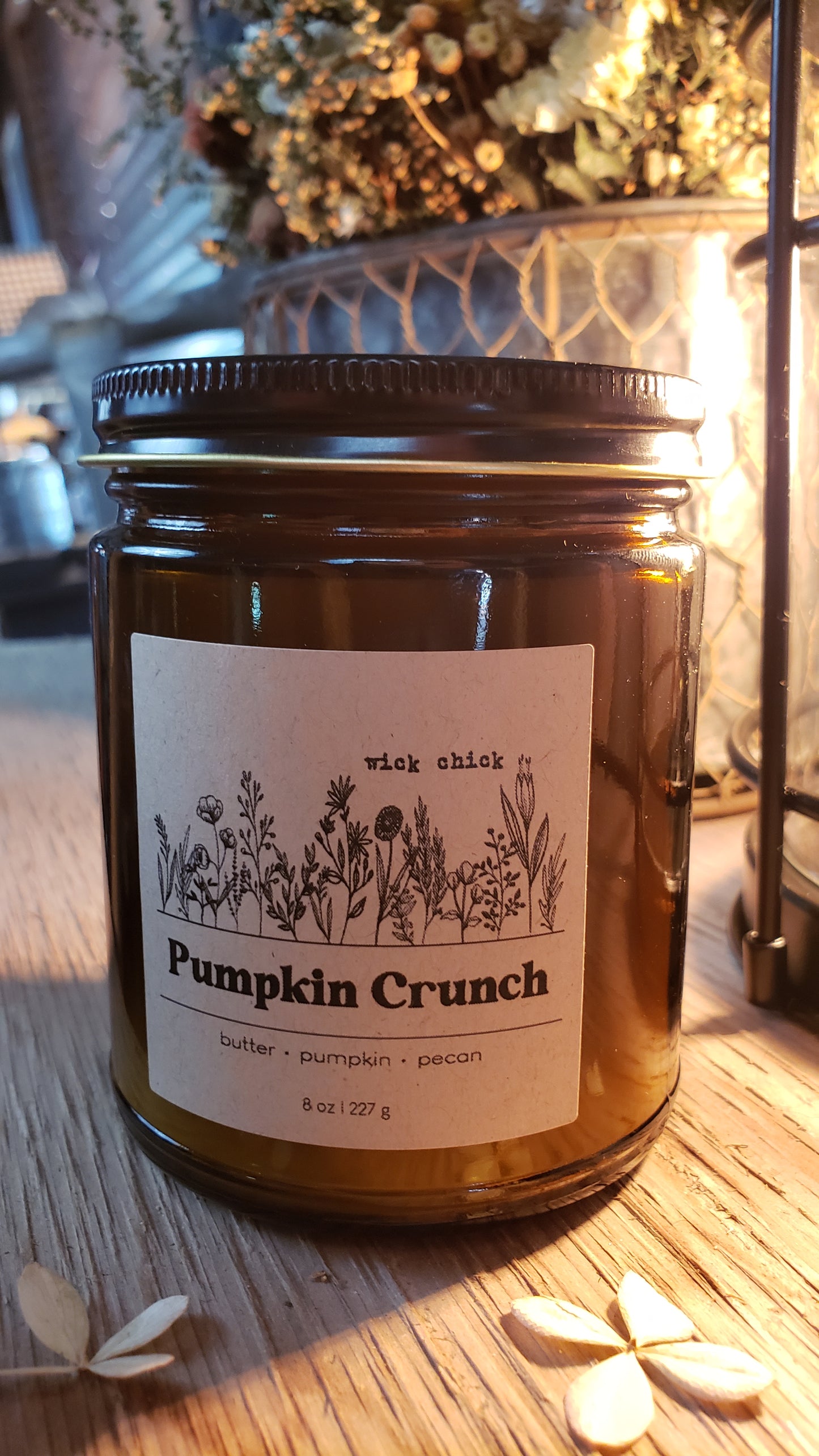 Pumpkin Crunch - 8 oz Candle