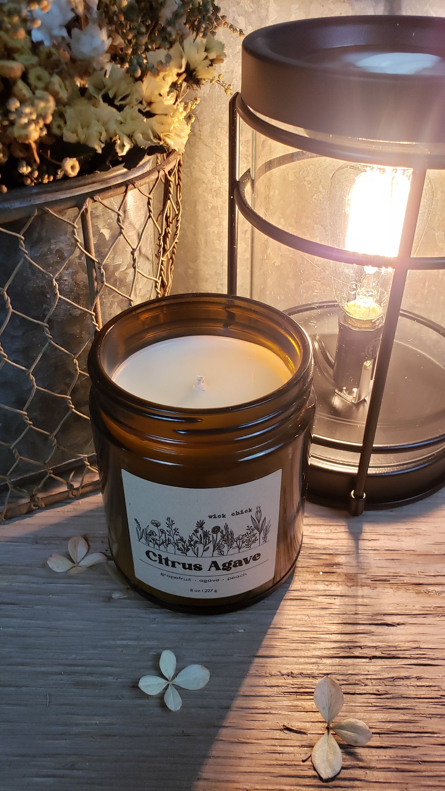 Citrus Agave - 8 oz Candle