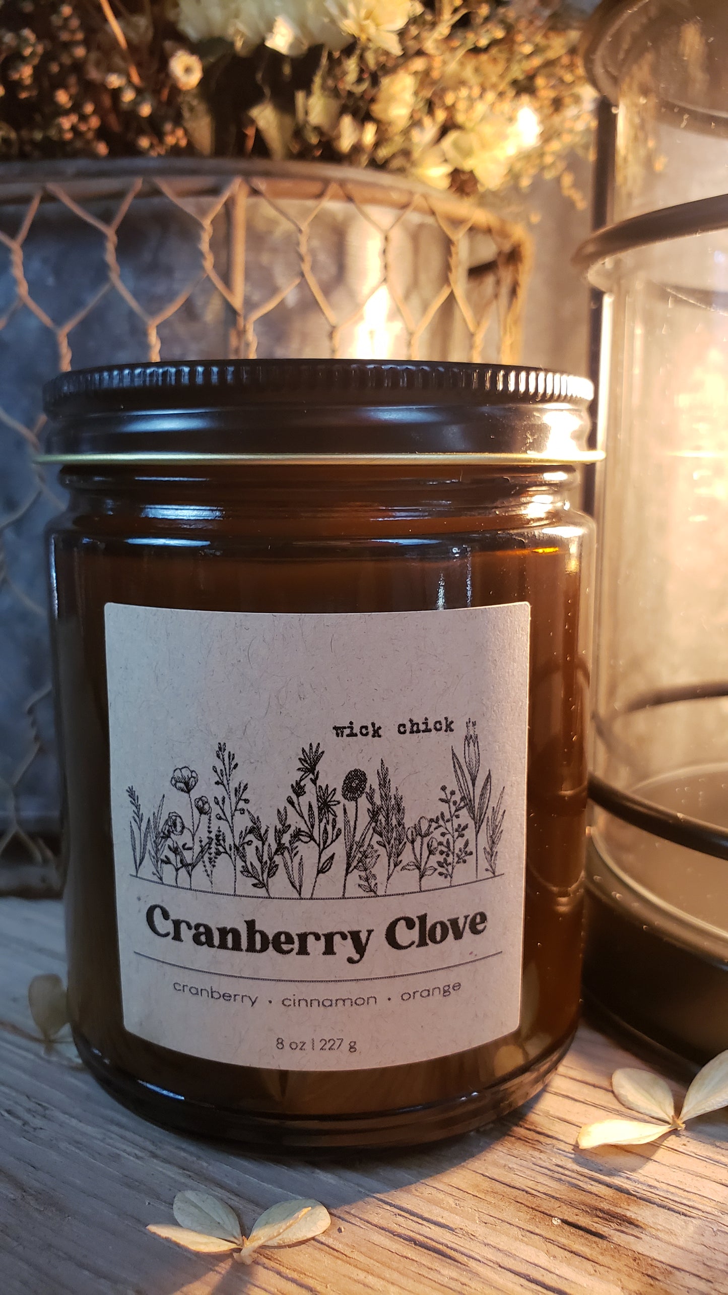 Cranberry Clove - 8 oz Candle