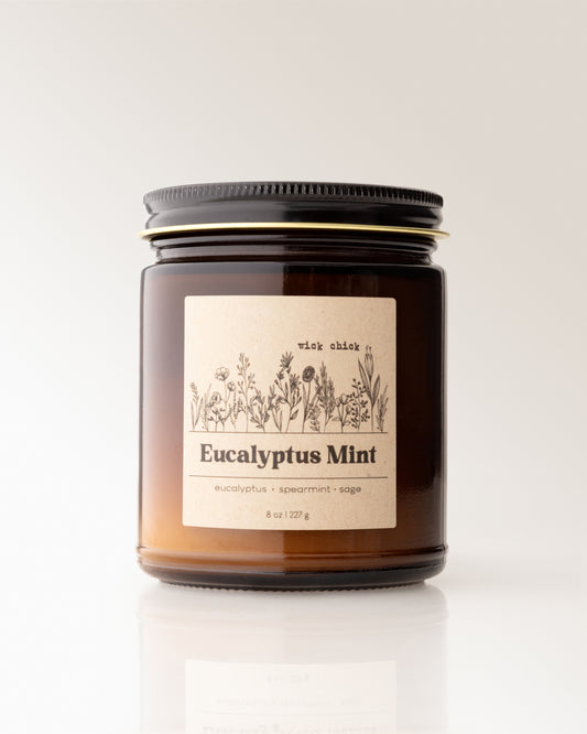 Eucalyptus Mint - 8 oz Candle